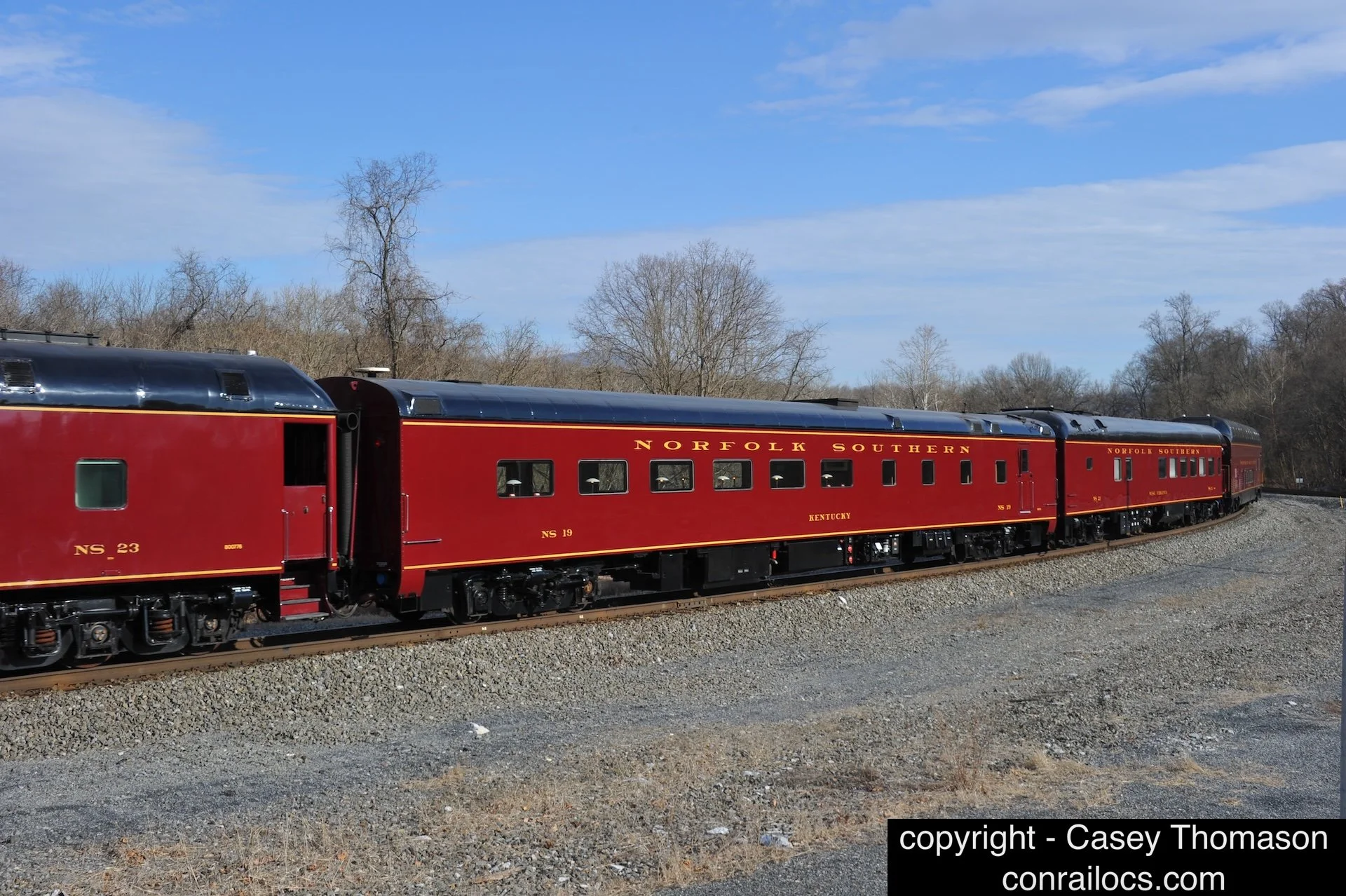 Norfolk Southern Diners, Exhibit, and Power Cars - by Wes Reminder